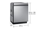 Bespoke AI Dishwasher with StormWash+™ Autorelease™ Door | Wi-Fi 46dBA view 11