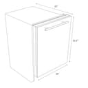24 in. Gloss Top Control Dishwasher with Stainless Steel Tub and Modern Style Handle, 52dBa view 11