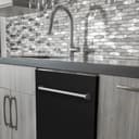 24 in. Matte Top Control Built-In Dishwasher with Stainless Steel Tub and Traditional Style Handle, 52dBa view 9
