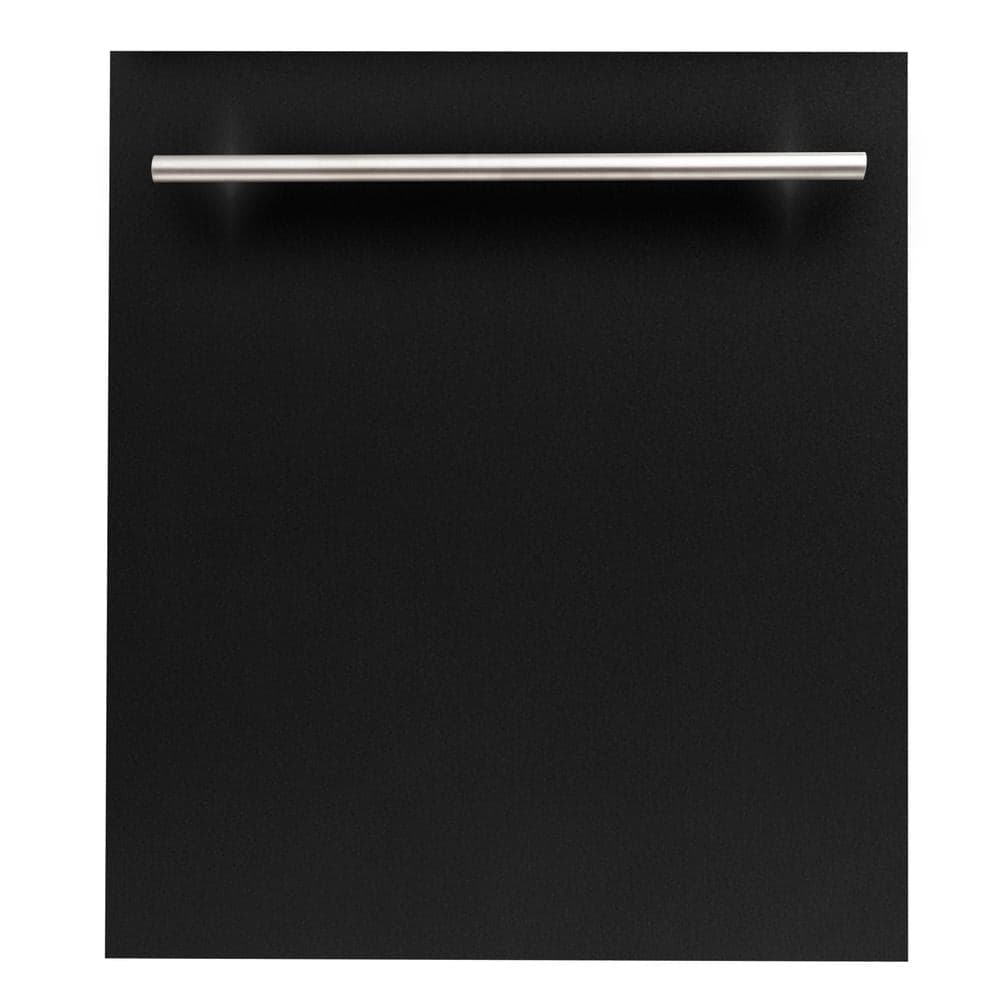 24 in. Matte Top Control Dishwasher with Stainless Steel Tub and Modern Style Handle, 52dBa