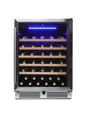 24″ Under Counter Wine Cooler in Stainless Steel view 1