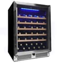 24″ Under Counter Wine Cooler in Stainless Steel view 2