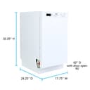 18" Built In Dishwasher view 22
