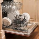 24 in. Hand-Hammered Copper Top Control Dishwasher with Tub and Modern Style Handle, 52dBa view 6