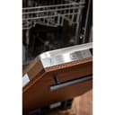 24 in. Hand-Hammered Copper Top Control Dishwasher with Tub and Modern Style Handle, 52dBa view 11