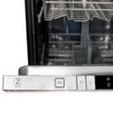 24 in. Hand-Hammered Copper Top Control Built-In Dishwasher with Tub and Traditional Style Handle, 52dBa view 6