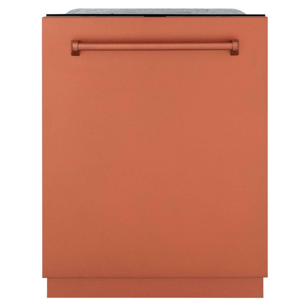 24 in. Panel-Included Monument Series 3rd Rack Top Touch Control Dishwasher with Color Options and Tub, 45dBa (DWMT-24) - Copper