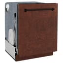 24 In. Monument Series 3rd Rack Top Touch Control Dishwasher With Hand-hammered Copper Panel, 45dba view 5