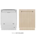 Autograph Edition 24 In. Monument Series 3rd Rack Top Touch Control Tall Tub Dishwasher In Custom Panel Ready With Champagne Bronze Handle, 45dba view 1