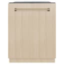 Autograph Edition 24 In. Monument Series 3rd Rack Top Touch Control Tall Tub Dishwasher In Custom Panel Ready With Champagne Bronze Handle, 45dba view 10