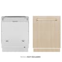 Autograph Edition 24 In. Monument Series 3rd Rack Top Touch Control Tall Tub Dishwasher In Custom Panel Ready With Polished Gold Handle, 45dba view 1