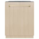 Autograph Edition 24 In. Monument Series 3rd Rack Top Touch Control Tall Tub Dishwasher In Custom Panel Ready With Polished Gold Handle, 45dba view 10