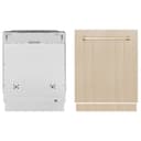Autograph Edition 24 In. Monument Series 3rd Rack Top Touch Control Tall Tub Dishwasher In Custom Panel Ready With Polished Gold Handle, 45dba view 15