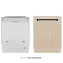 Autograph Edition 24 In. Monument Series 3rd Rack Top Touch Control Tall Tub Dishwasher In Custom Panel Ready With Matte Black Handle, 45dba view 1