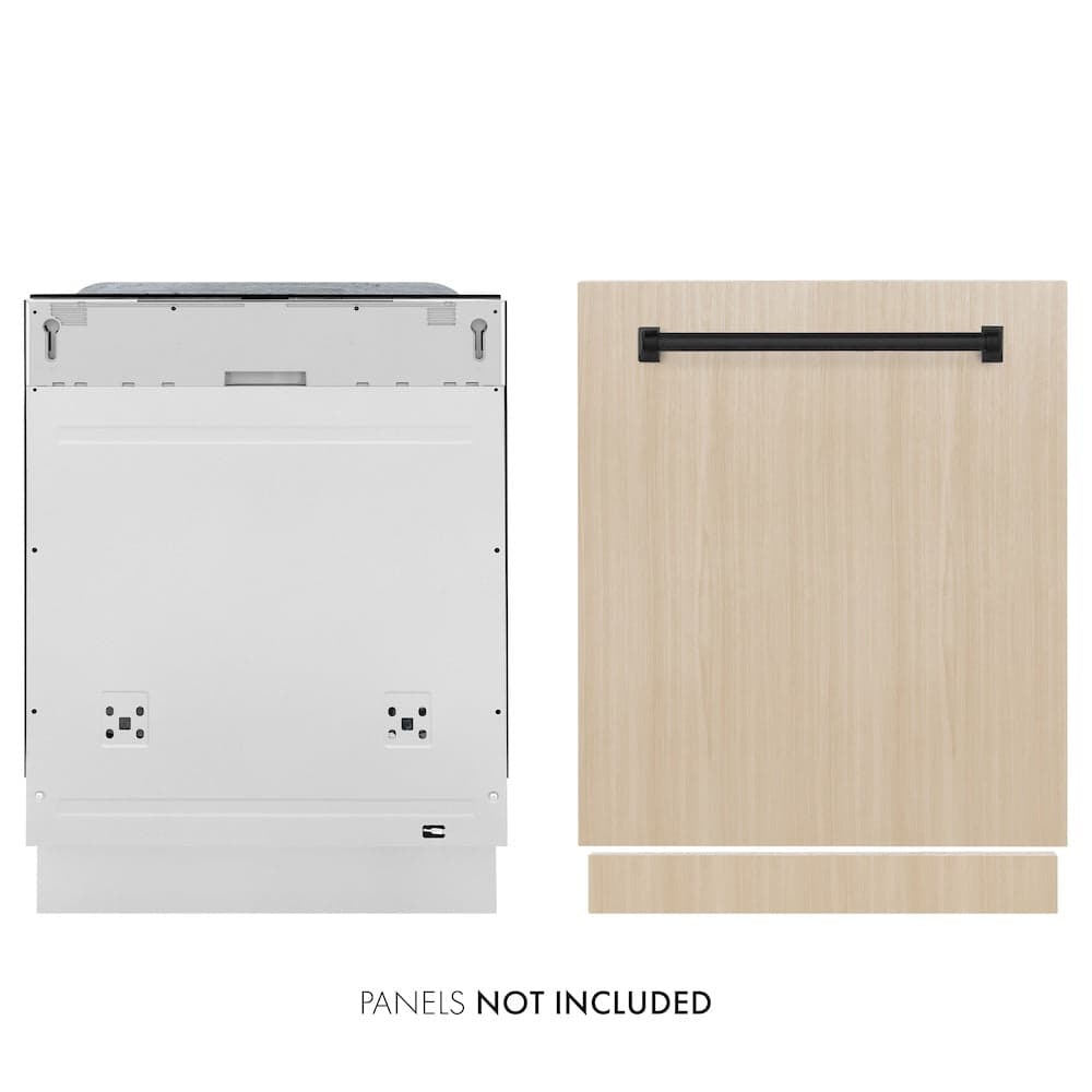 Autograph Edition 24 In. Monument Series 3rd Rack Top Touch Control Tall Tub Dishwasher In Custom Panel Ready With Matte Black Handle, 45dba