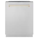 Autograph Edition 24" 3rd Rack Top Touch Control Tall Tub Dishwasher with Gold Handle, 45dBa view 1