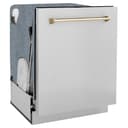 Autograph Edition 24" 3rd Rack Top Touch Control Tall Tub Dishwasher with Gold Handle, 45dBa view 9