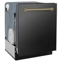 AutographEdition 24" Monument Series 3rd Rack Top Touch Control Tall Tub Dishwasher in Black Stainless Steel with Champagne Bronze Handle 45dBa view 5