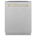Autograph Edition 24" 3rd Rack Top Touch Control Tall Tub Dishwasher with Gold Handle, 45dBa view 1