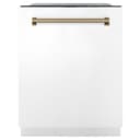 Autograph Edition 24" 3rd Rack Top Touch Control Tall Tub Dishwasher with Champagne Bronze Handle, 45dBa view 1