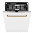 Autograph Edition 24" 3rd Rack Top Touch Control Tall Tub Dishwasher with Champagne Bronze Handle, 45dBa view 4