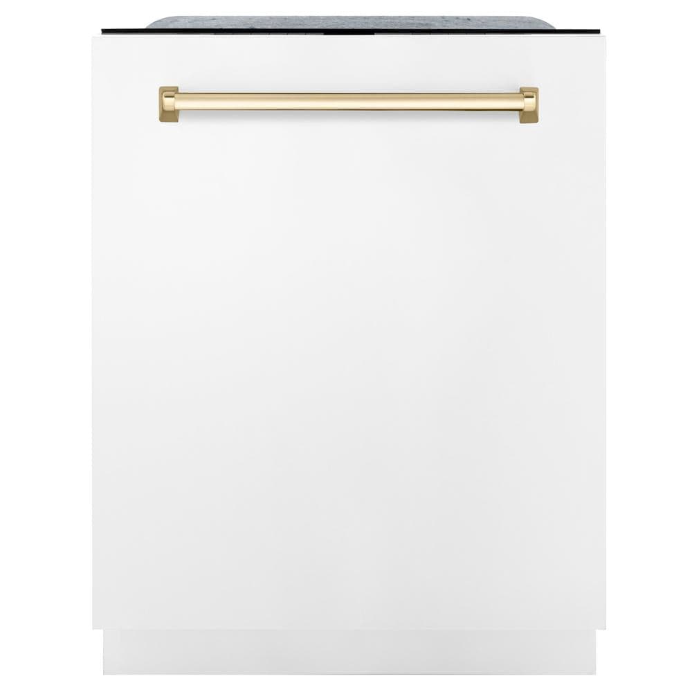 Autograph Edition 24" 3rd Rack Top Touch Control Tall Tub Dishwasher with Gold Handle, 45dBa