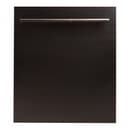 24 in. Oil-Rubbed Bronze Top Control Dishwasher with Tub and Modern Style Handle, 52dBa view 1