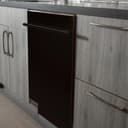 24 in. Oil-Rubbed Bronze Top Control Dishwasher with Tub and Modern Style Handle, 52dBa view 2