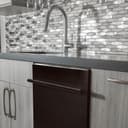 24 in. Oil-Rubbed Bronze Top Control Dishwasher with Tub and Modern Style Handle, 52dBa view 6