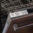 24 in. Oil-Rubbed Bronze Top Control Built-In Dishwasher with Tub and Traditional Style Handle, 52dBa view 2
