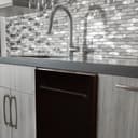 24 in. Oil-Rubbed Bronze Top Control Built-In Dishwasher with Tub and Traditional Style Handle, 52dBa view 9