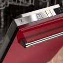 24 in. Red Gloss Top Control Built-In Dishwasher with Tub and Traditional Style Handle, 52dBa view 2
