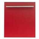 24 in. Red Matte Top Control Dishwasher with Tub and Modern Style Handle, 52dBa view 1