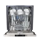 24 in. Red Matte Top Control Dishwasher with Tub and Modern Style Handle, 52dBa view 5