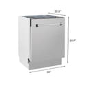 24" Tallac Series 3rd Rack Tall Tub Dishwasher with Stainless Steel Tub, 51dBa view 4