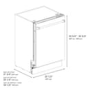 24" Tallac Series 3rd Rack Tall Tub Dishwasher with Stainless Steel Tub, 51dBa view 3