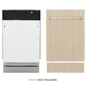 Autograph Edition 18 In. Tallac Series 3rd Rack Top Control Dishwasher In Custom Panel Ready With Polished Gold Handle, 51dba view 1