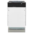 Autograph Edition 18 In. Tallac Series 3rd Rack Top Control Dishwasher In Custom Panel Ready With Polished Gold Handle, 51dba view 3