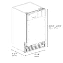 Autograph Edition 18 In. Tallac Series 3rd Rack Top Control Dishwasher In Custom Panel Ready With Polished Gold Handle, 51dba view 12