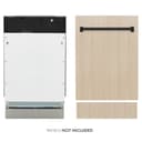 Autograph Edition 18 In. Tallac Series 3rd Rack Top Control Dishwasher In Custom Panel Ready With Matte Black Handle, 51dba view 1