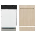 Autograph Edition 24 In. Tallac Series 3rd Rack Top Control Built-in Tall Tub Dishwasher In Custom Panel Ready With Champagne Bronze Handle, 51dba view 5