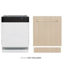 Autograph Edition 24 In. Tallac Series 3rd Rack Top Control Built-in Tall Tub Dishwasher In Custom Panel Ready With Polished Gold Handle, 51dba view 1