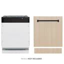 Autograph Edition 24 In. Tallac Series 3rd Rack Top Control Built-in Tall Tub Dishwasher In Custom Panel Ready With Matte Black Handle, 51dba view 1