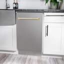 Autograph Edition 18” Compact 3rd Rack Top Control Built-In Dishwasher with Gold Handle, 51dBa view 2