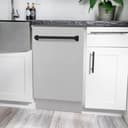 Autograph Edition 18” Compact 3rd Rack Top Control Built-In Dishwasher with Matte Black Handle, 51dBa view 2