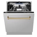 Autograph Edition 24" 3rd Rack Top Control Built-In Tall Tub Dishwasher with Champagne Bronze Handle, 51dBa view 10