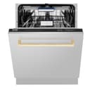 Autograph Edition 24" 3rd Rack Top Control Built-In Tall Tub Dishwasher with Gold Handle, 51dBa view 4