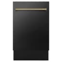 Autograph Edition 18" Compact 3rd Rack Top Control Dishwasher with Champagne Bronze Handle, 51dBa view 1
