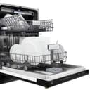 Autograph Edition 18" Compact 3rd Rack Top Control Dishwasher with Champagne Bronze Handle, 51dBa view 7
