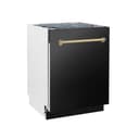 Autograph Edition 24" 3rd Rack Top Control Tall Tub Dishwasher with Champagne Bronze Handle, 51dBa view 6